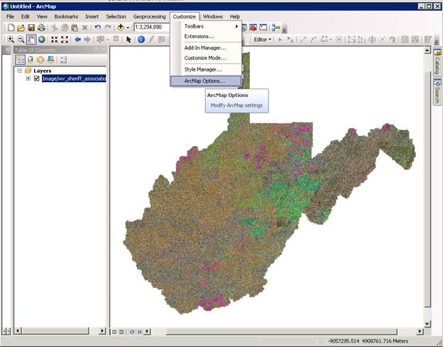 ArcMap Options