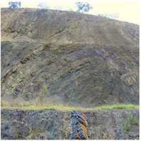 Faulted Fold in Foreknobs outcrop