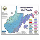 geological map of West Virginia